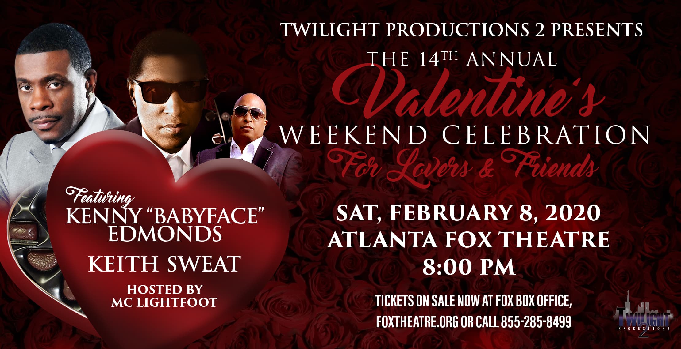 Kenny "Babyface" Edmonds and Keith Sweat's 14th Annual Valentine's Weekend Celebration for "Lovers and Friends"