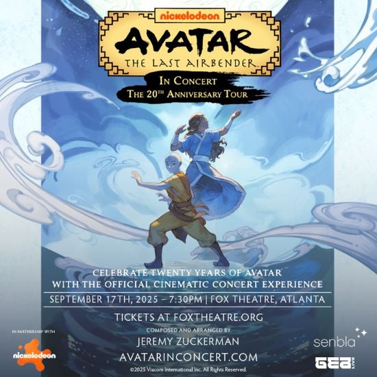 More Info for Avatar: The Last Airbender in Concert 20th Anniversary Tour