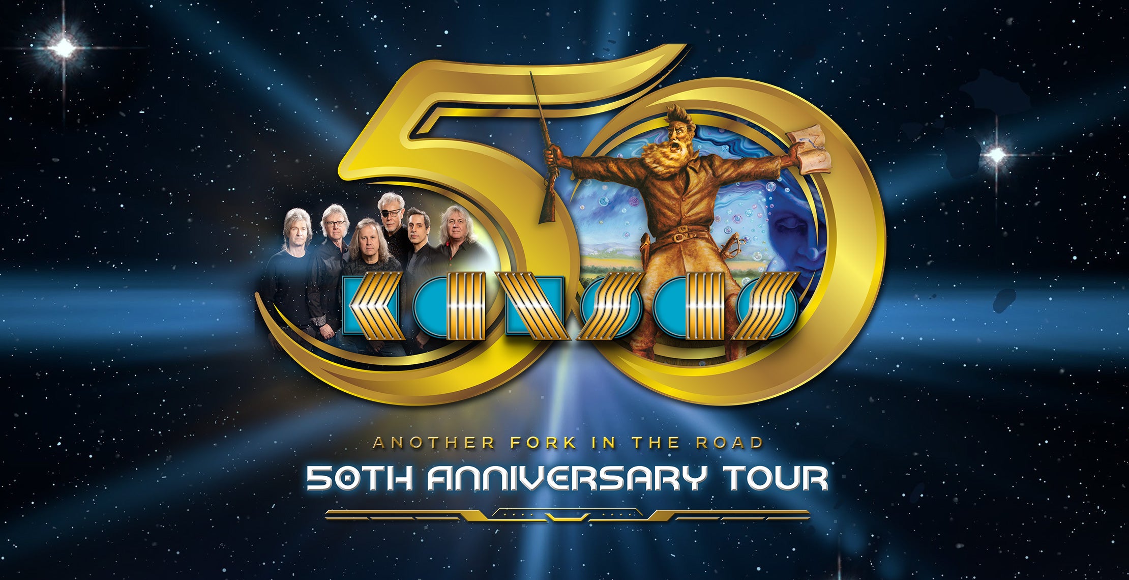 Kansas:  Another Fork in the Road - 50th Anniversary Tour