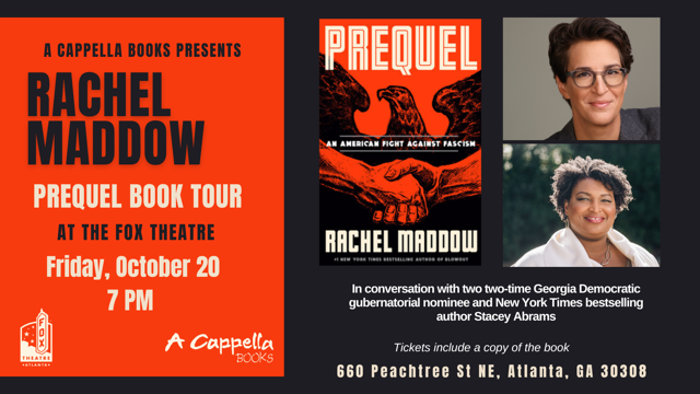 Rachel Maddow: Prequel Book Tour