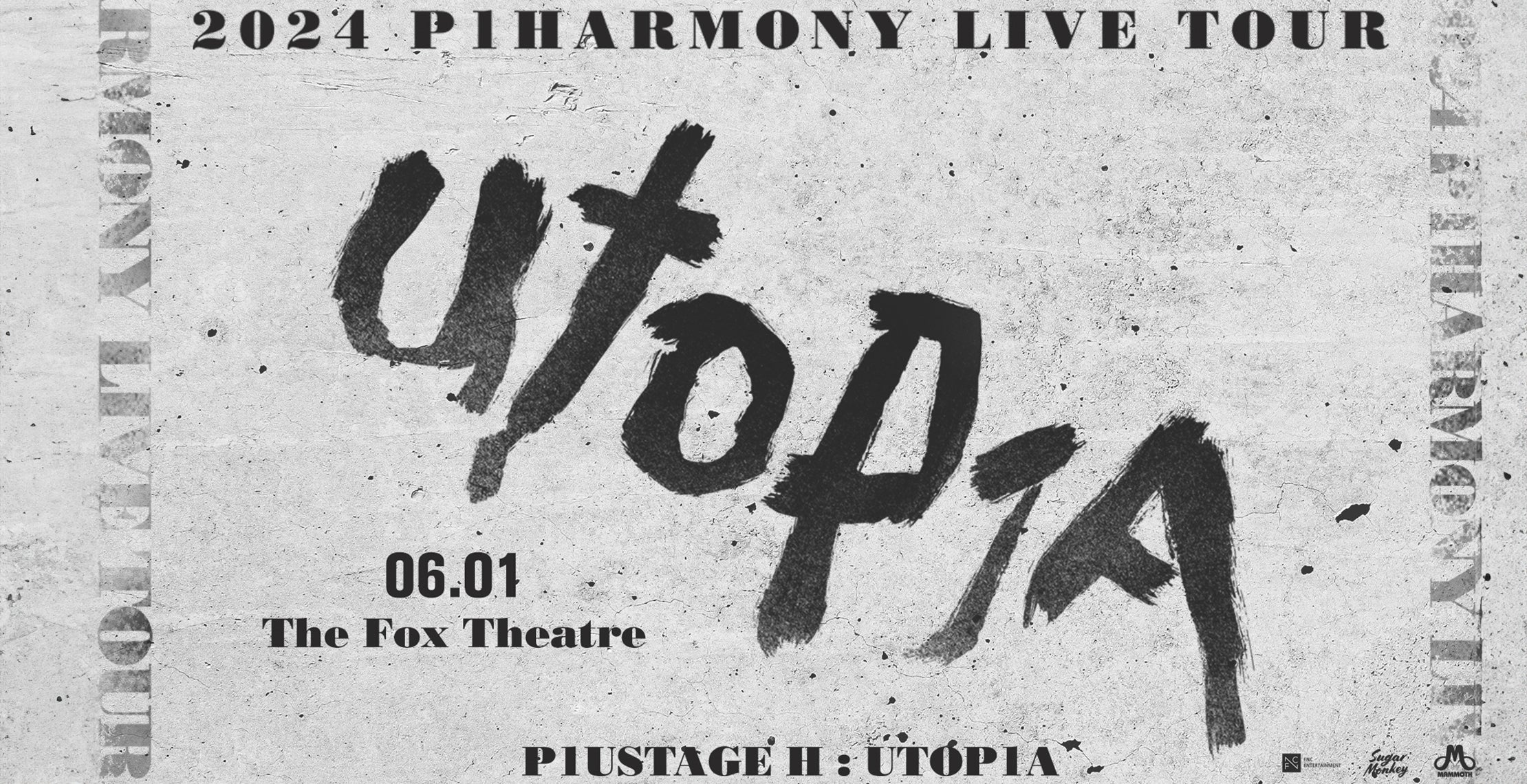 2024 P1Harmony LIVE TOUR [P1ustage H UTOP1A] IN North America Fox
