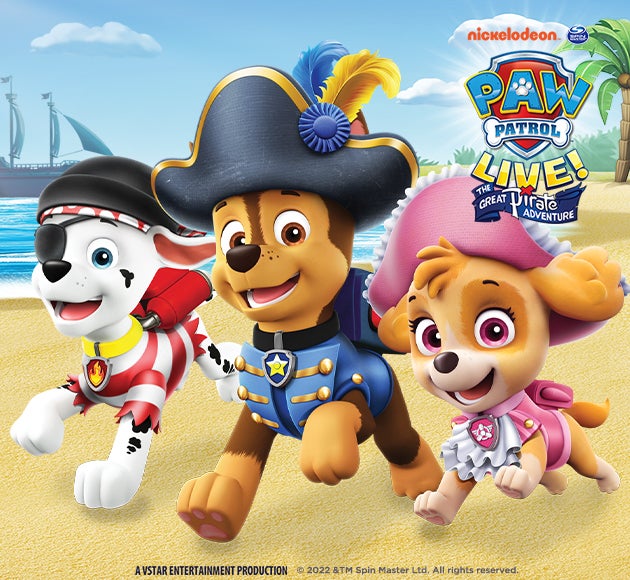 More info for PAW Patrol Live! The Great Pirate Adventure