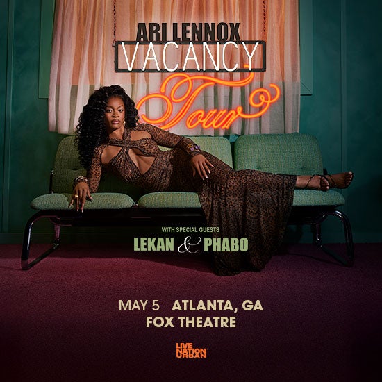 More Info for Ari Lennox - The Vacancy Tour