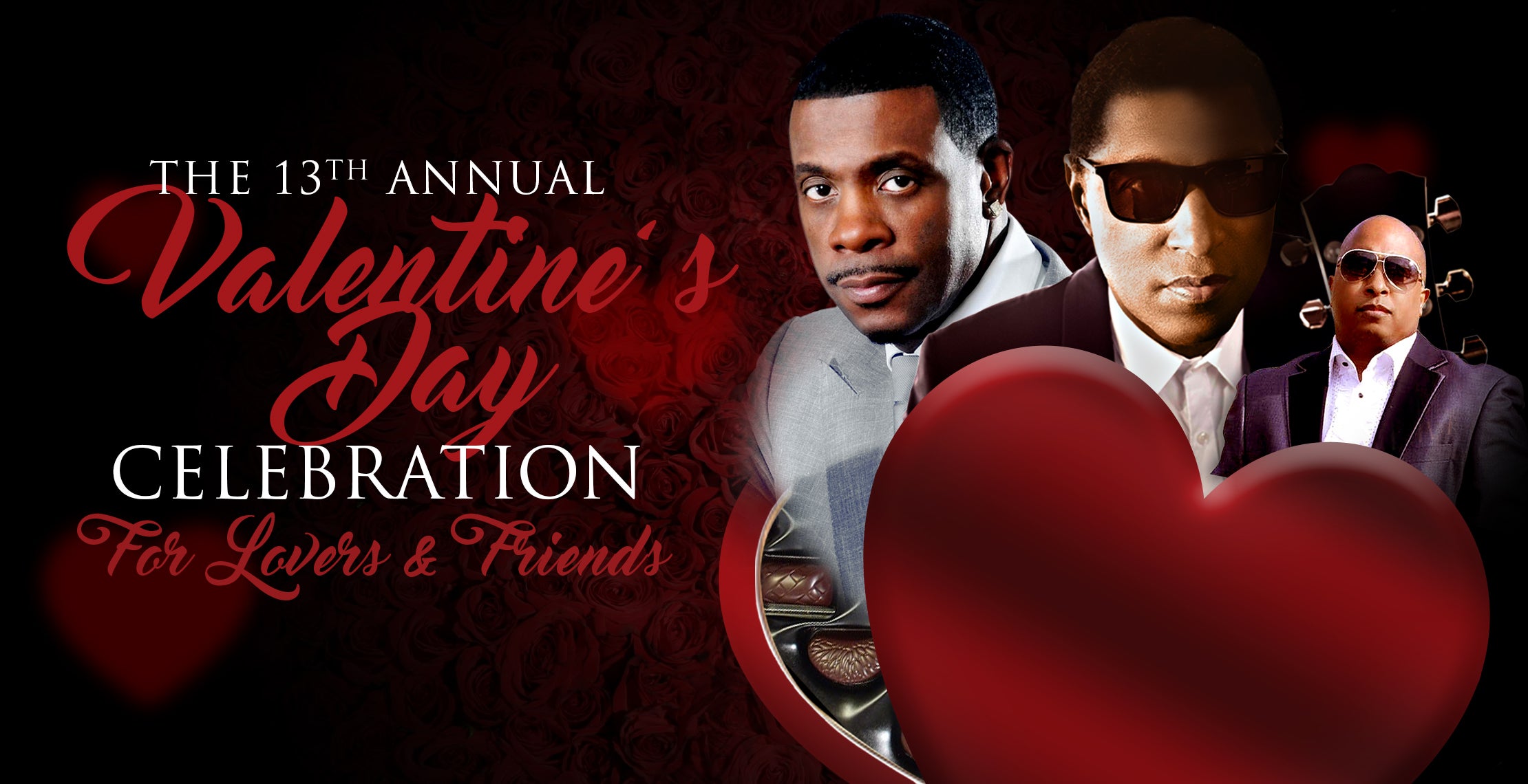 Kenny "Babyface" Edmonds and Keith Sweat Valentine's Day Celebration for "Lovers and Friends"